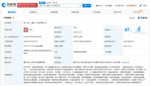 蘿卜快跑重慶新公司成立，注冊資本500萬元布局基礎軟件服務